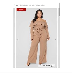 Fashion Nova - More Bounce to The Flounce jumpsuit